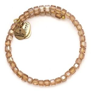 Vintage 66 Alex and Ani Blush Beaded bracelet